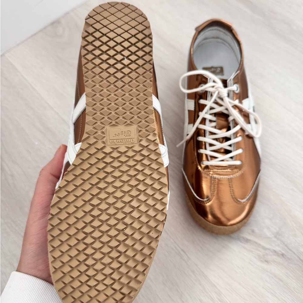 Onitsuka Tiger by Asics Women's Metallic Bronze Sneakers